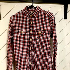 JCrew Small Checkered Button Down Shirt